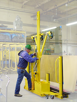 POWR-GRIP VACUUM CUPS CHANGED THE CULTURE OF GLASS HANDLING